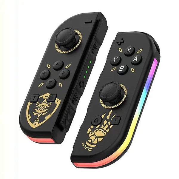 Draadloos Joypad Voor Switch - dynamische feedback - ergonomisch ontwerp - RGB verlichting - huishoudmeester