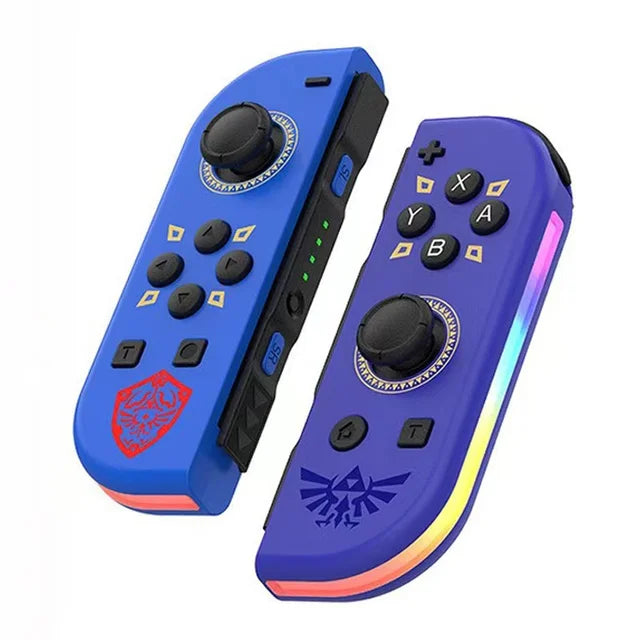 Draadloos Joypad Voor Switch - dynamische feedback - ergonomisch ontwerp - RGB verlichting - huishoudmeester