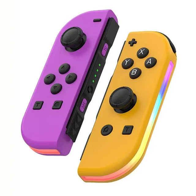 Draadloos Joypad Voor Switch - dynamische feedback - ergonomisch ontwerp - RGB verlichting - huishoudmeester