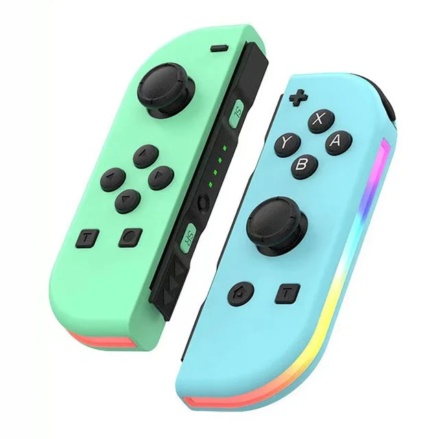 Draadloos Joypad Voor Switch - dynamische feedback - ergonomisch ontwerp - RGB verlichting - huishoudmeester