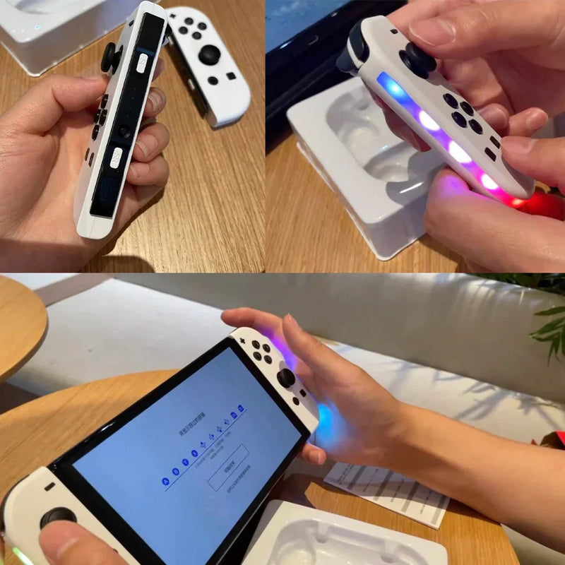 Draadloos Joypad Voor Switch - dynamische feedback - ergonomisch ontwerp - RGB verlichting - huishoudmeester