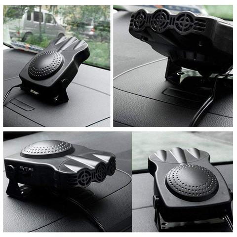 Portable car heater and defroster device voor snelle warme lucht met Defogger Pro™.