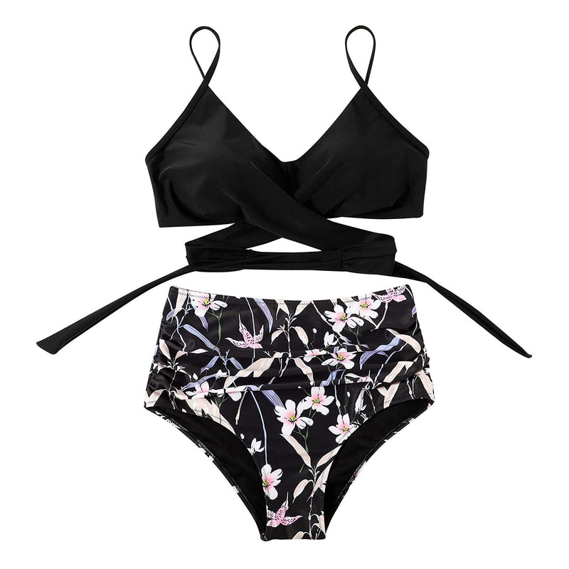 Belle High Waisted Bikini - Vrolijk - Comfortabel High Waist - Perfect voor de Zomer - Dames High Waisted Bikini