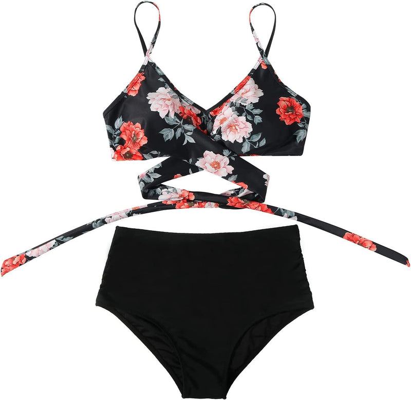 Belle High Waisted Bikini - Vrolijk - Comfortabel High Waist - Perfect voor de Zomer - Dames High Waisted Bikini