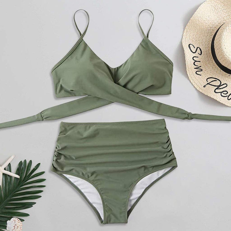 Belle High Waisted Bikini - Vrolijk - Comfortabel High Waist - Perfect voor de Zomer - Dames High Waisted Bikini