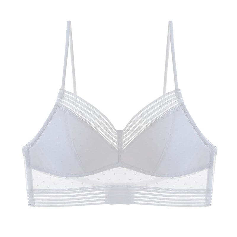 Bralette - V-hals - Draadloos Kant Ondersteunend - Perfect voor Elke Gelegenheid - Wit / S=32/70 - Bralettes