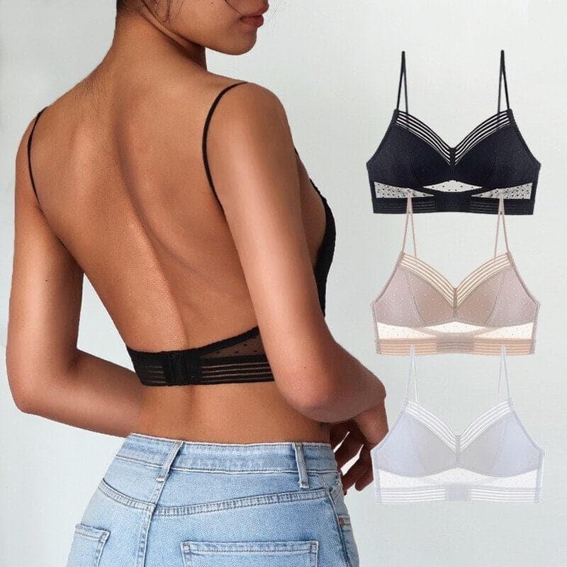 Bralette - V-hals - Draadloos Kant Ondersteunend - Perfect voor Elke Gelegenheid - Bralettes