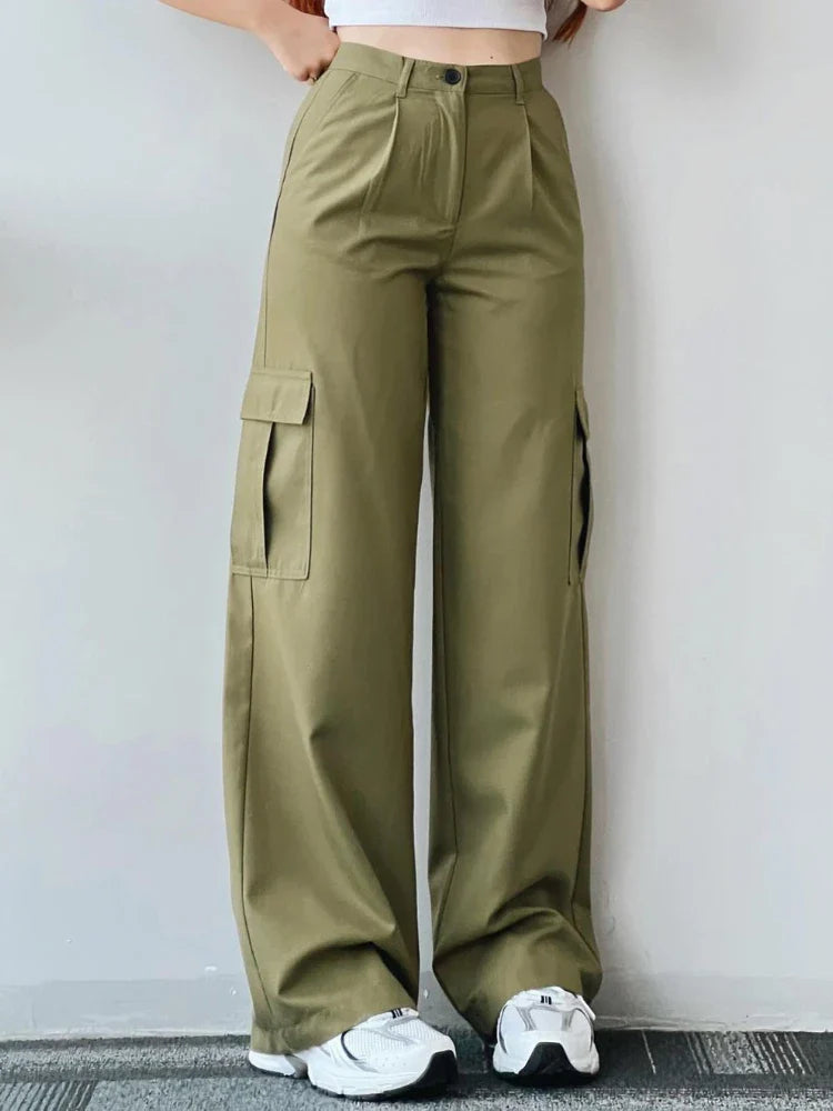 Cargo Broek - Casual - Effen - Met Zakken en Elastische Taille - Alle Seizoenen - Men’s Casual Cargo Pants