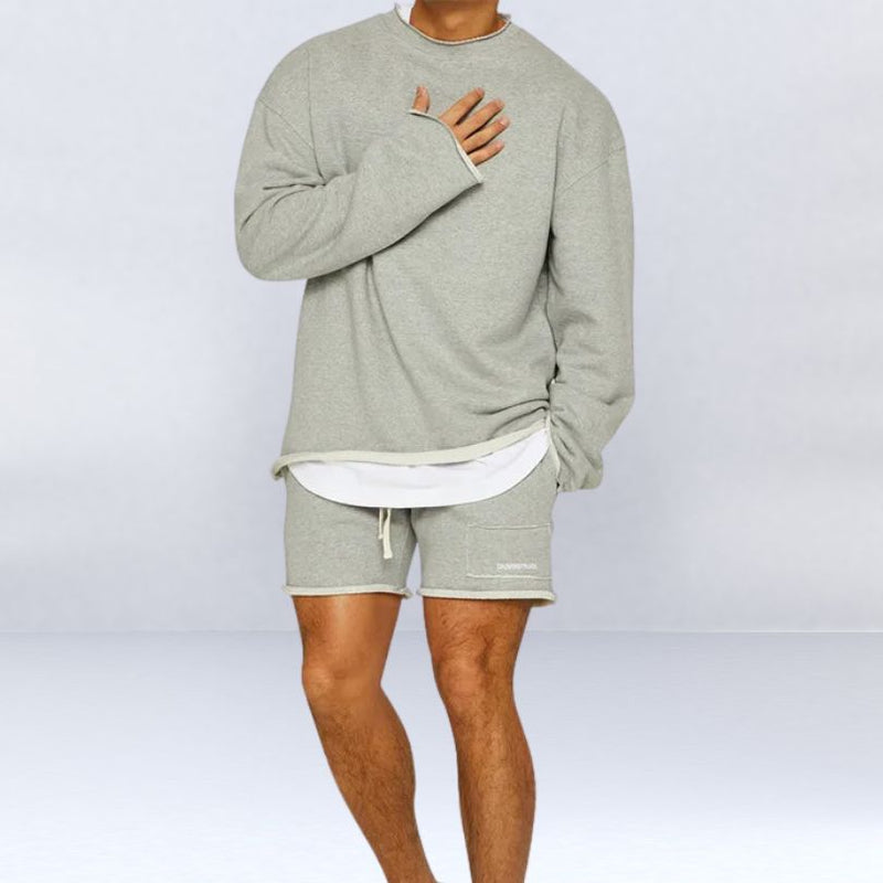 Casual Lounge Set - Modern - Luxe Materialen - Perfect voor Ontspanning - Grijs / M - Loungewear