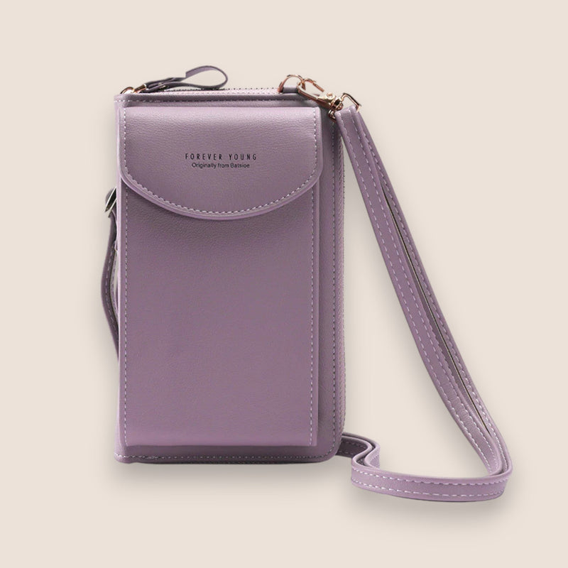 Clutch Tas - Forever Young - Elegant - Hoogwaardige Materialen - Perfect voor Dagelijks Gebruik - Lavendel - Tassen