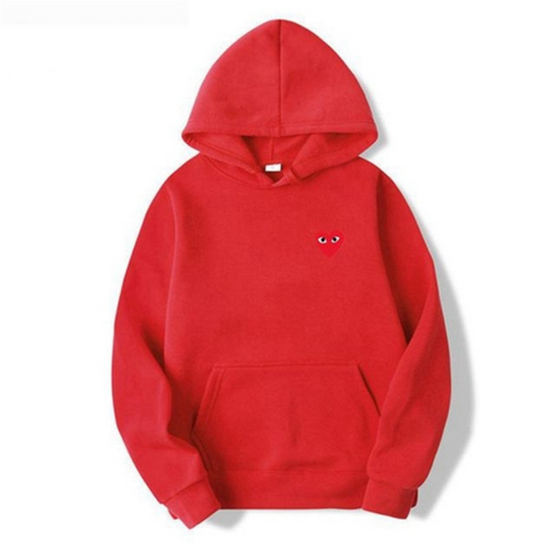 EyeStyle - Trendy Katoenen Dames Hoodie met Oogprint - Rood / S - * EyeStyle - Trendy Katoenen Dames Hoodie met Oogprint