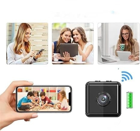 Draadloze mini camera met Wi-Fi en lange batterijlevensduur voor naadloze integratie.