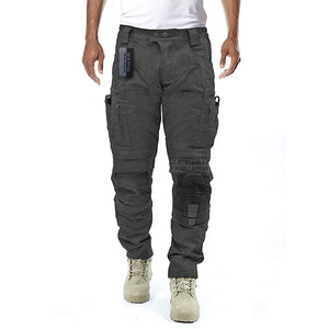 Heren Cargo Broek - Praktische Kniebescherming - Met Extra Vakken - Voor een Functionele en Comfortabele Look - Cargo