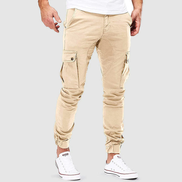 Heren Cargo Broek - Sportief Model - Ideaal voor Outdoor Avonturen - Beige / S - Cargo Pants