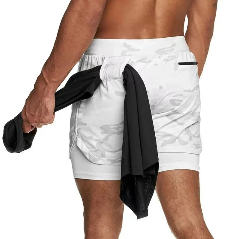 Heren Sport Shorts - Victor Collectie - Ademend en Comfortabel - Perfect voor Zomer Activiteiten - Wit / 46 - Heren