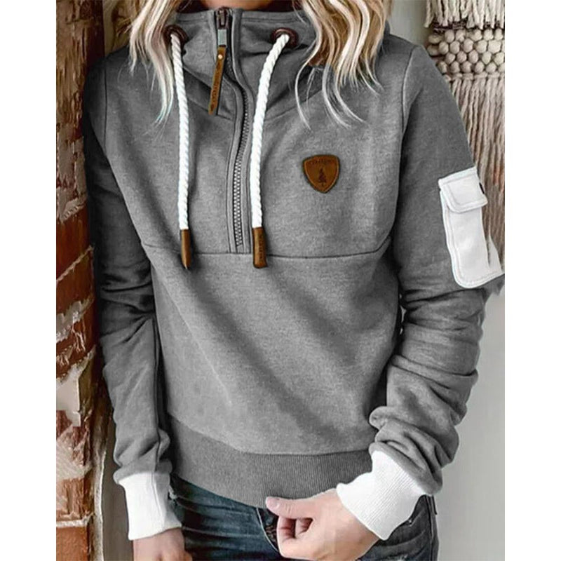 Hoodie - Casual - Effen kleur - Elestaan Polyestervezel - Ideaal voor Lente Herfst Winter - Hoodies