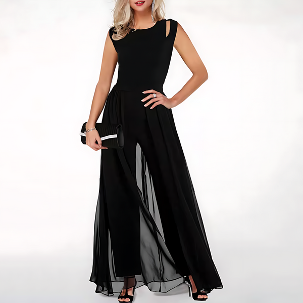 Jumpsuit - Eigentijds - Ademend Materiaal - Perfect voor Elke Gelegenheid - Zwart / S - Dames Jumpsuits