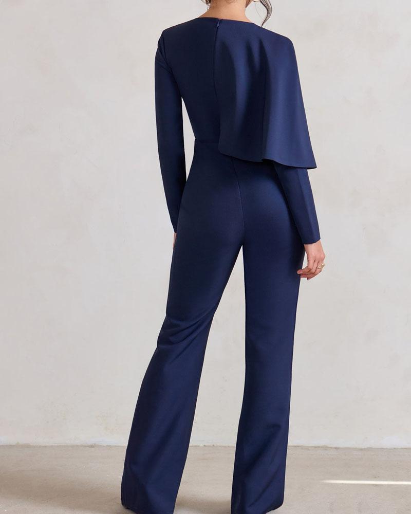 Jumpsuit - Slim Fit - 100% Polyester - Perfect voor Avond Uit - Jumpsuits