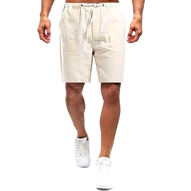 Linnen Shorts - Casual - Ademend - Perfect voor Zomeractiviteiten - Beige / 46 - Linen Shorts