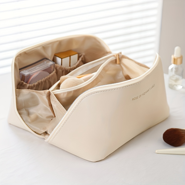 MAKE-UP ORGANIZER MET RITSSLUITING – LUXE TOILETTAS VOOR REIZEN - **MAKE-UP ORGANIZER MET RITSSLUITING – LUXE