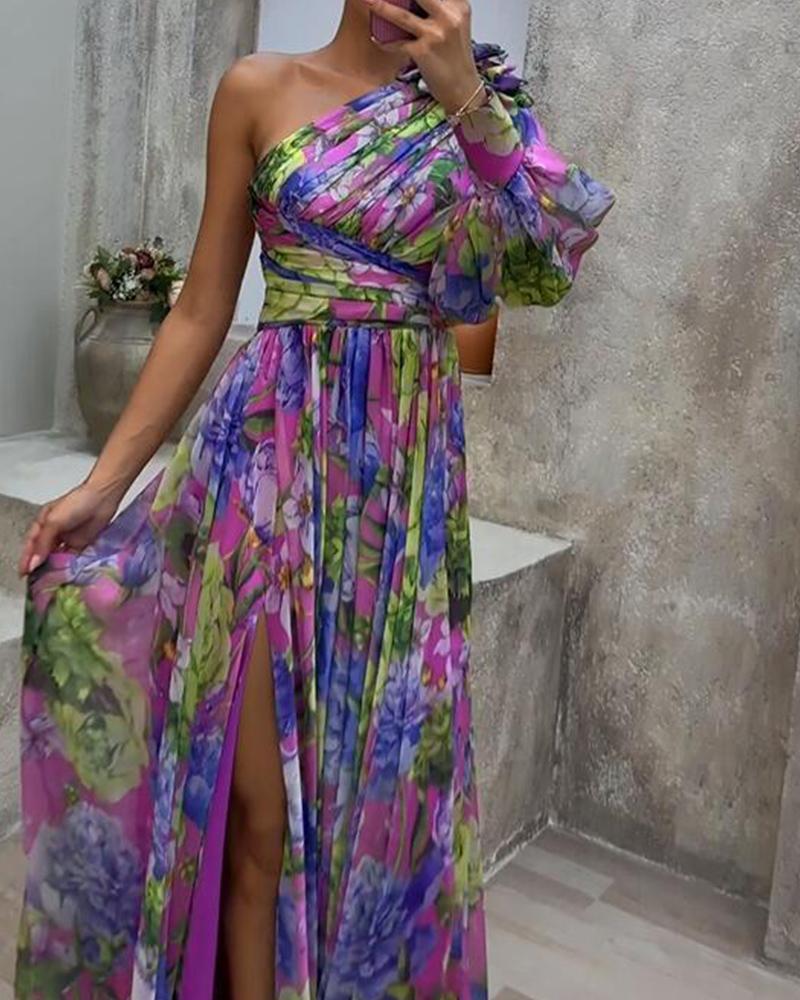 Maxi Jurk - Bohemian - Effen Blauw - Perfect voor Zomerse Feesten - Dresses