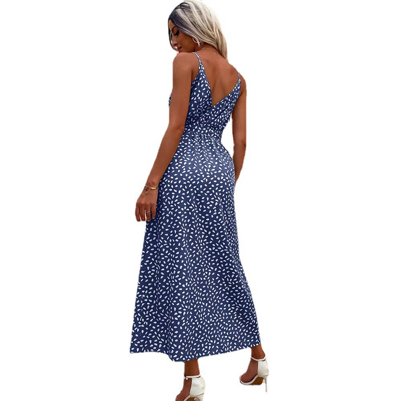 Maxi-jurk - Mira - Vloeiende Rok met Bloemenmotief Lichtgewicht Polyester - Ideaal voor Zomerse Evenementen - Dresses