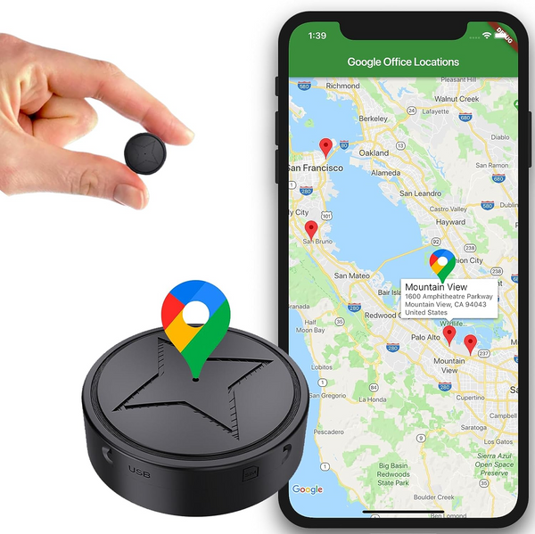 Mini Magnetische Gps Tracker - Altijd Verbonden En Veilig Met Real-Time Tracking