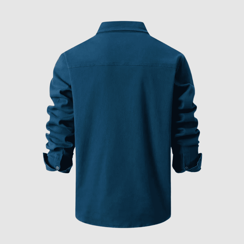 Overhemd - Klassiek - Premium Katoen Lange Mouwen - Perfect voor Casual Draagmomenten - Heren Kleding