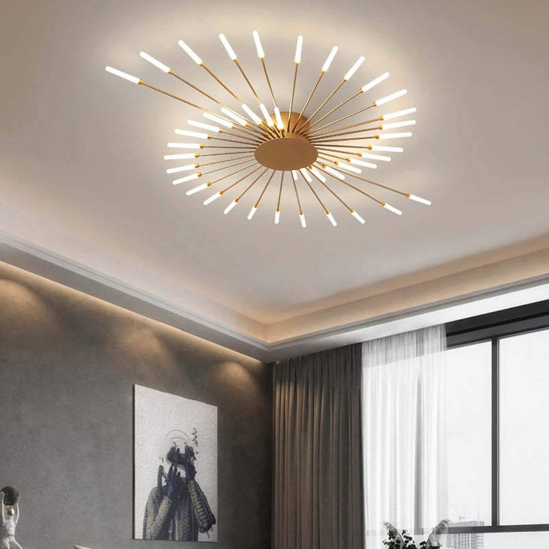 Plafondverlichting - Modern - Metaal LED inbegrepen - Geschikt voor Woonkamer - Ceiling Lights