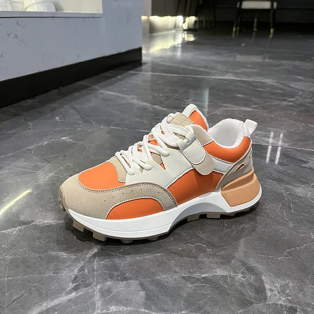 Schoenen Dames - Modern - Zachte Bekleding en Flexibele Zool - Ideaal voor Dagelijks Draagcomfort - Oranje / 35