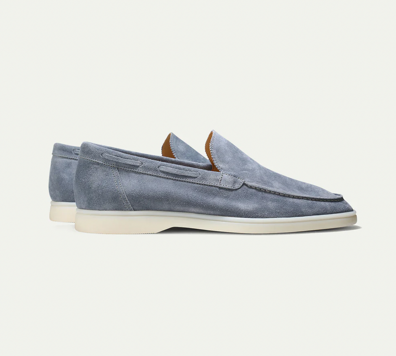 Super stijlvolle en comfortabele luxury leren loafers voor mannen - Jachtblauw / 39 - schoenen