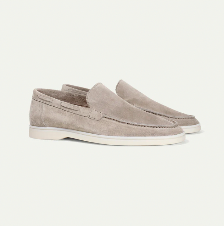 Super stijlvolle en comfortabele luxury leren loafers voor mannen - Licht beige / 38 - schoenen