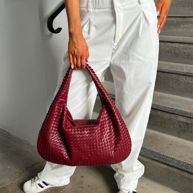 Tote Bag - Stijlvol - Hoogwaardig Ruim Elegant Ontwerp - Ideaal voor Werk en Vrije Tijd - Rood - Handbags