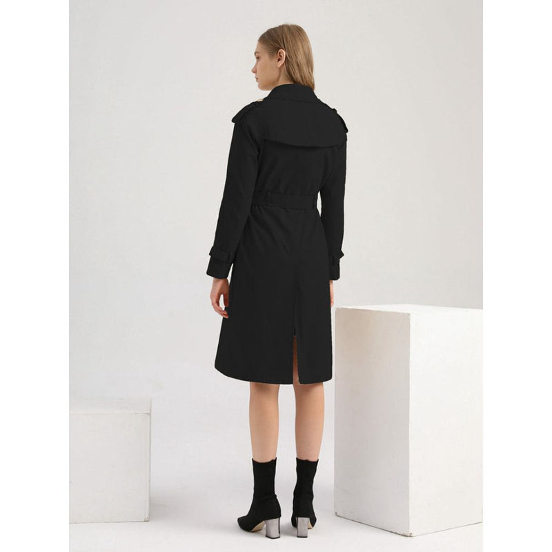 Trenchcoat - Tijdloos - Weerbestendig Elegante Pasvorm Hoogwaardige Kwaliteit - Perfect voor Wisselvallig Weer - L