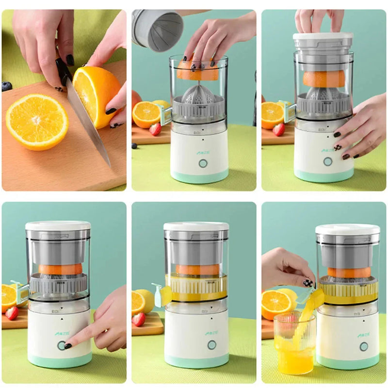 Turbo Juicy Pro™ Elektrische Fruitpers - Draagbaar en Krachtig - Voedselveilig ABS USB Oplaadbaar - Ideaal