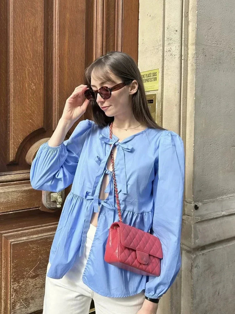 Vintage Print Blouse