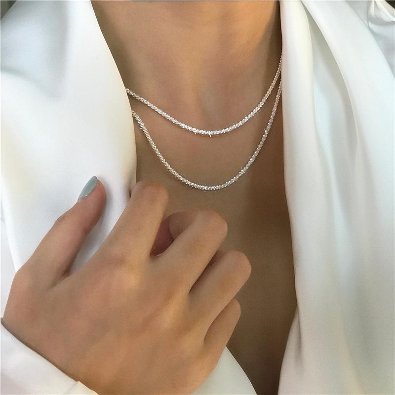 Zoë | Elegante metalen ketting - Zilver / One-Size - Necklaces