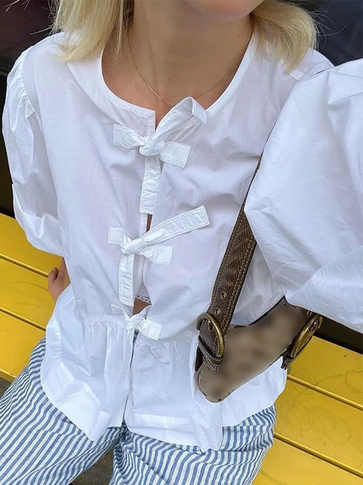 Zomerse Blouse Top - Luchtig - Katoen - Perfect voor Warme Dagen - Dames Kleding > Tops